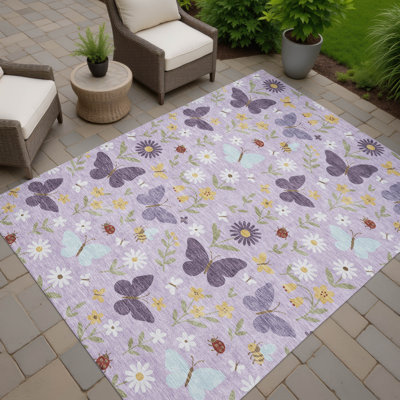 Machine Washable Indoor/Outdoor Chantille ACN2618 Kids Rug
