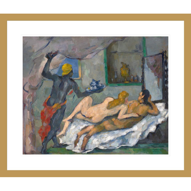 Paul Cézanne - estampe numérique encadrée, H 23,5 po x l 27,49 po