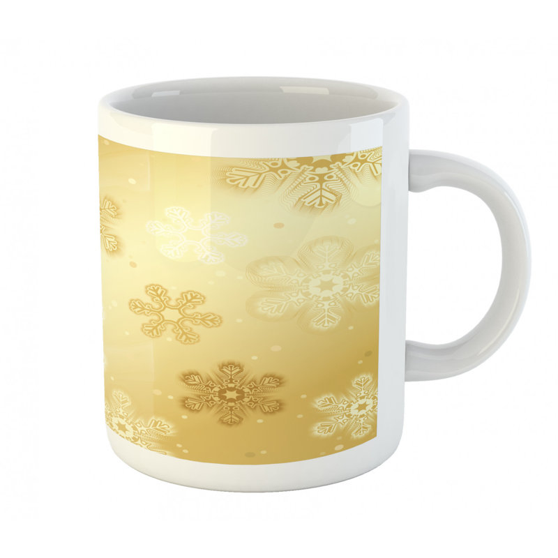 Grande tasse à café flocons