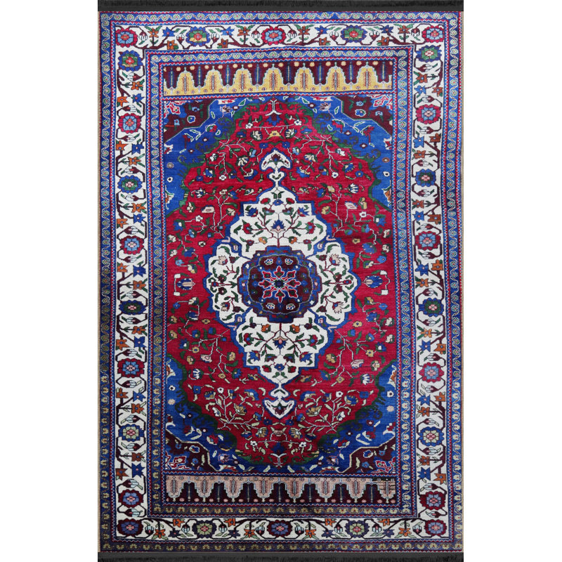 Tapis rectangulaire Yajat, Rectangle 5 pi 2 po x 8 pi 7 po