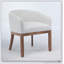 Chaise de salle à manger demi-tonneau Mid-Century-1017826349