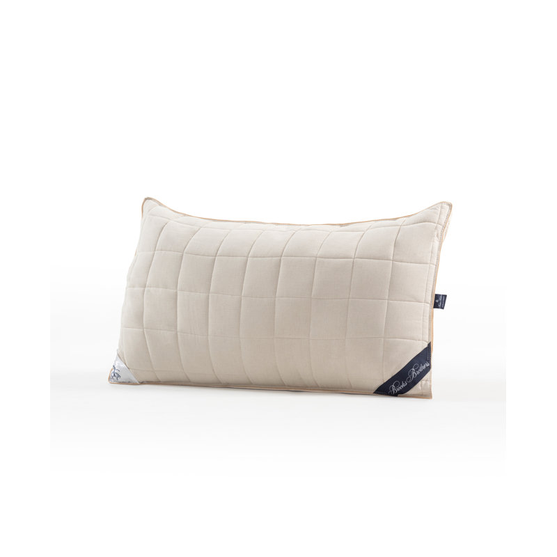 Linen Fiber Medium Bed Pillow, 20" x 36"