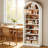Arched shape Bookcase with open shelves-102163067