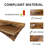 2-Piece Square Nesting Coffee Table Set for Living Room