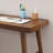 Solid Pine Desk Spindle Legs Ample Seating Space-1150962192