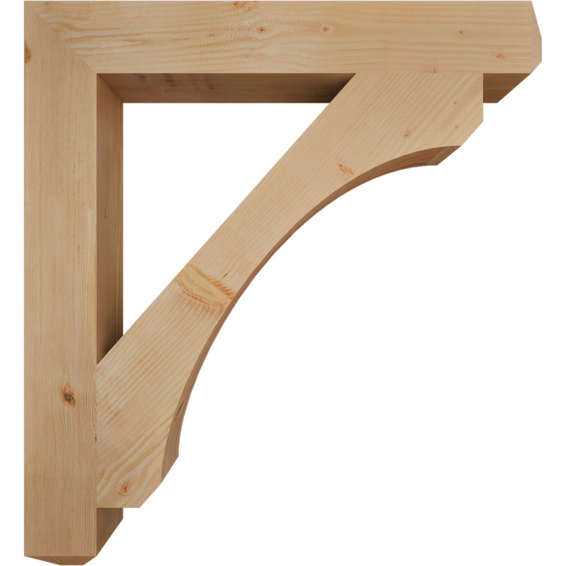 Support lisse Legacy Craftsman, Sapin de Douglas, H 48 po x l 5,5 po x P 44 po