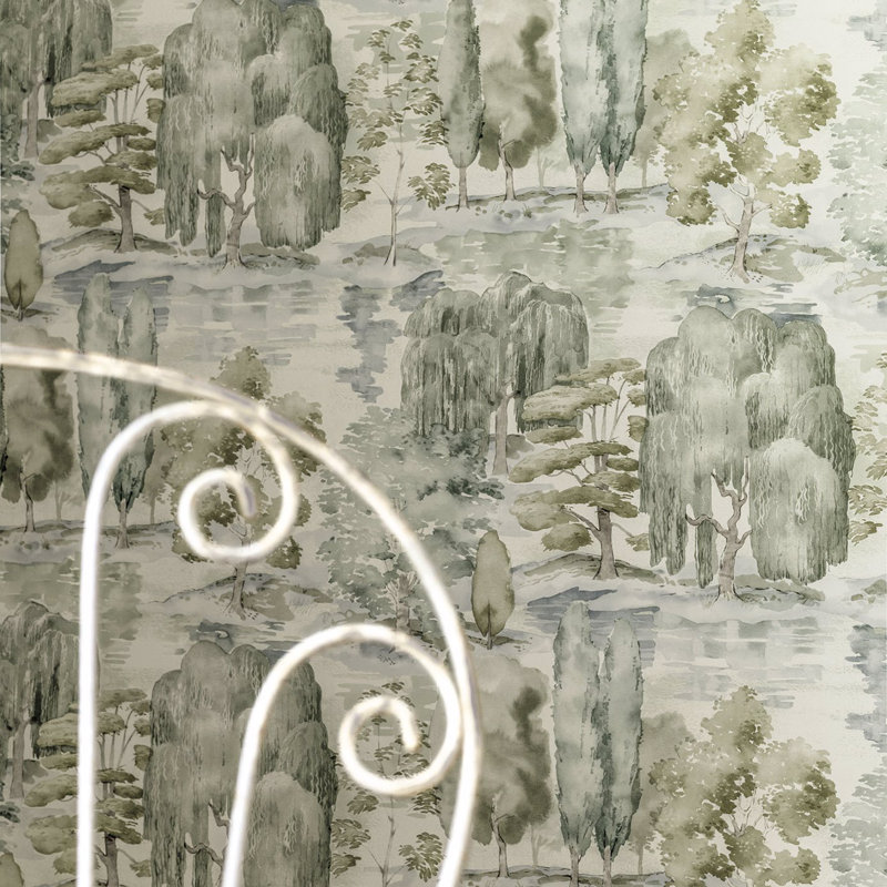 Waterperry Wallpaper, Willow/Olive