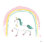 «Rainbow Dream I» par Melissa Averinos - peinture sur toile tendue