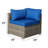 Outdoor Loveseat With Adjustable Feet