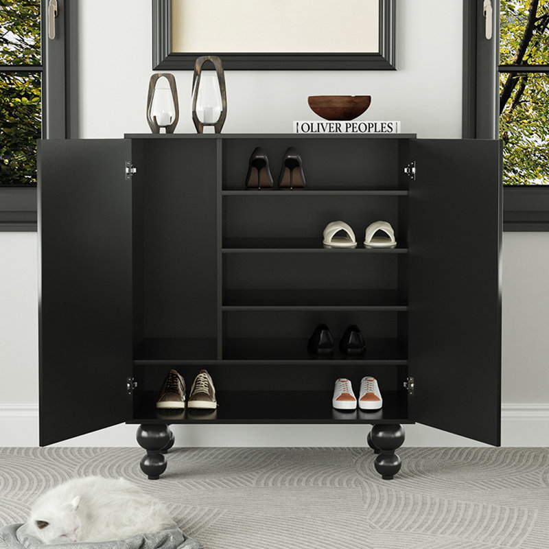 16 Pair Shoe Storage Cabinet