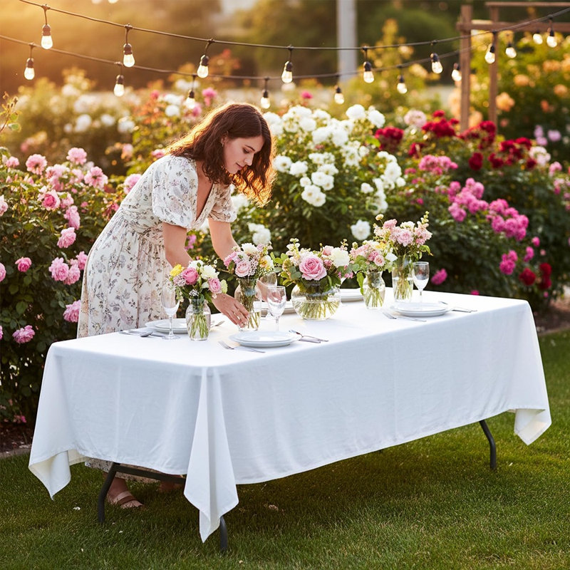 95 in. L Plastic / Acrylic Picnic Table