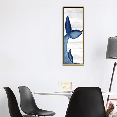 «Whale Tails I» par Ann Bailey, reproduction d'art graphique sur toile