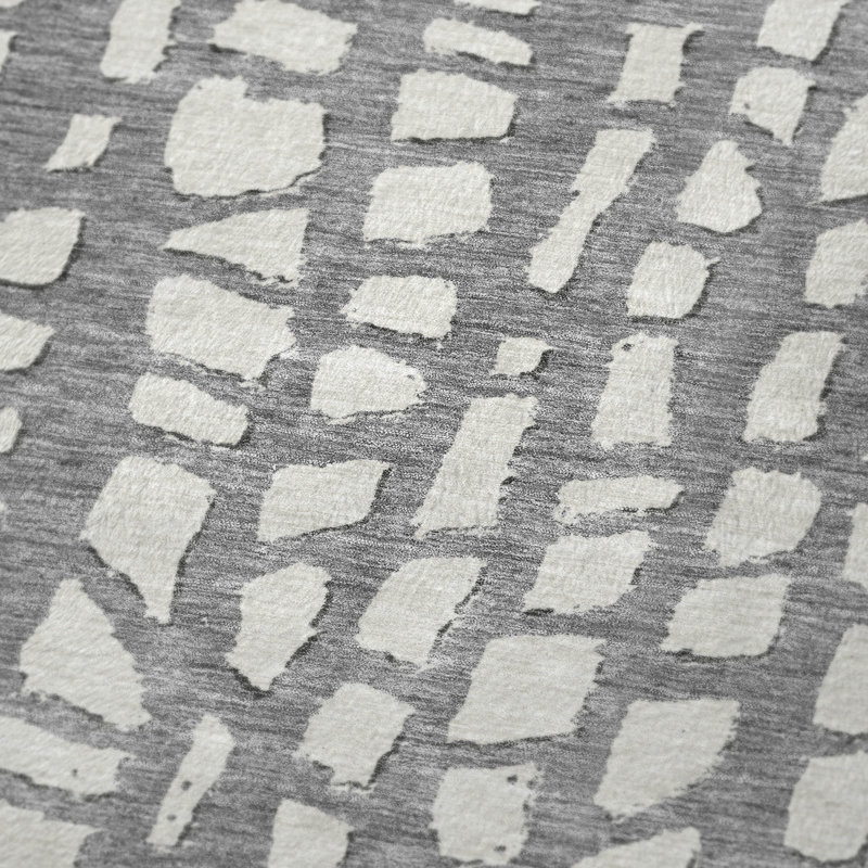 Jeté carré Addison Sherpa ASB754, Gris