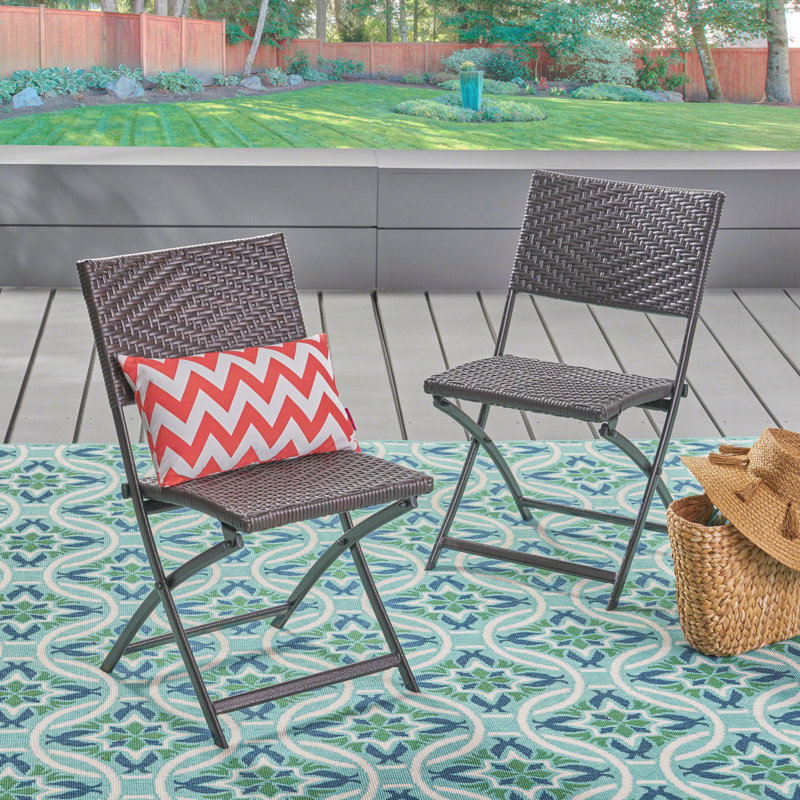 Chaise d'appoint de patio (ensemble de 2)