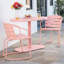 Chaises de bistro élégantes pour l'extérieur - mobilier en fer fabriqué en corail-95545139