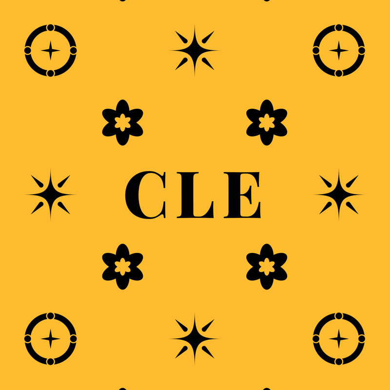 Oreiller Cleveland , 21,5 po x 31 po, Jaune, noir, basketball Cleveland