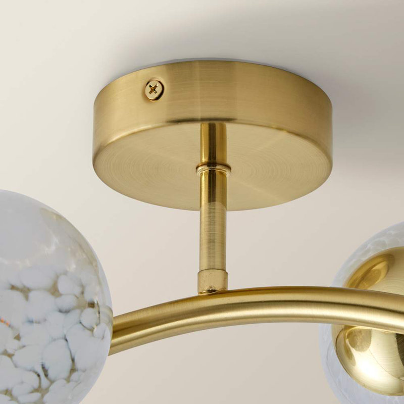 Alfreddie Glass Flush Mount