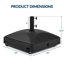 37L Capacity Patio Umbrella Base Stand
