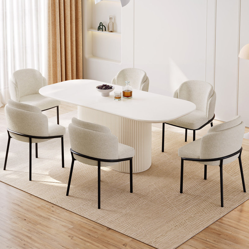 Ensemble de 4 chaises de salle à manger pour la cuisine et le salon