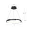 Luminaire suspendu géométrique unique à 1 lumière Anello Minor-64112565-64112562