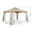 Pavillon de jardin en acier avec tablettes d'angle MASTERCANOPY-70177593-119221767