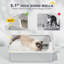Extra Large Stainless Steel Cat Litter Box With High Sides And Scoop For Big Cats