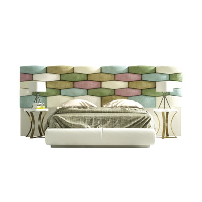 Annalya Upholstered Panel Bed