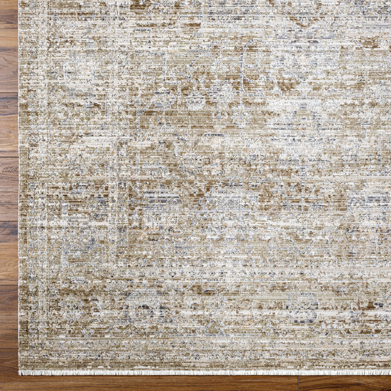 Becki Owens x Surya Machine Washable Dark Brown Area Rug