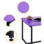 Ensemble de tables basses et de tables de bout en fibre de carbone Violet
