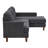 Prado 97" Wide Sofa & Chaise With Solid Wood-1330747178