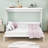 Luntex Modern Farmhouse Murphy Bed With Durable MDF And Plywood  For Guestroom, Small Bedroom-116251353-116251352