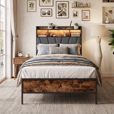 Upholstered Platform Bed
