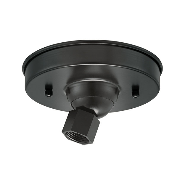 Gutierez Sloped Ceiling Adapter, Aluminum Satin Black