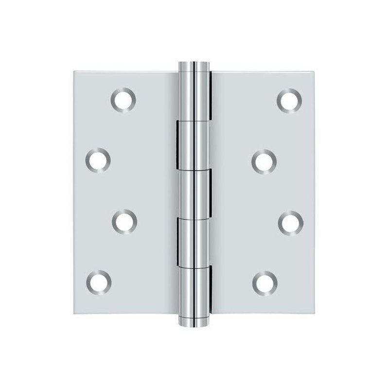 Butt Bearing Hinge, Polished Chrome