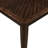 Traditional Dining Table with Extension Leaf Cherry Finish with Dark Walnut Inlay Wooden Formal Dinng Room Furniture