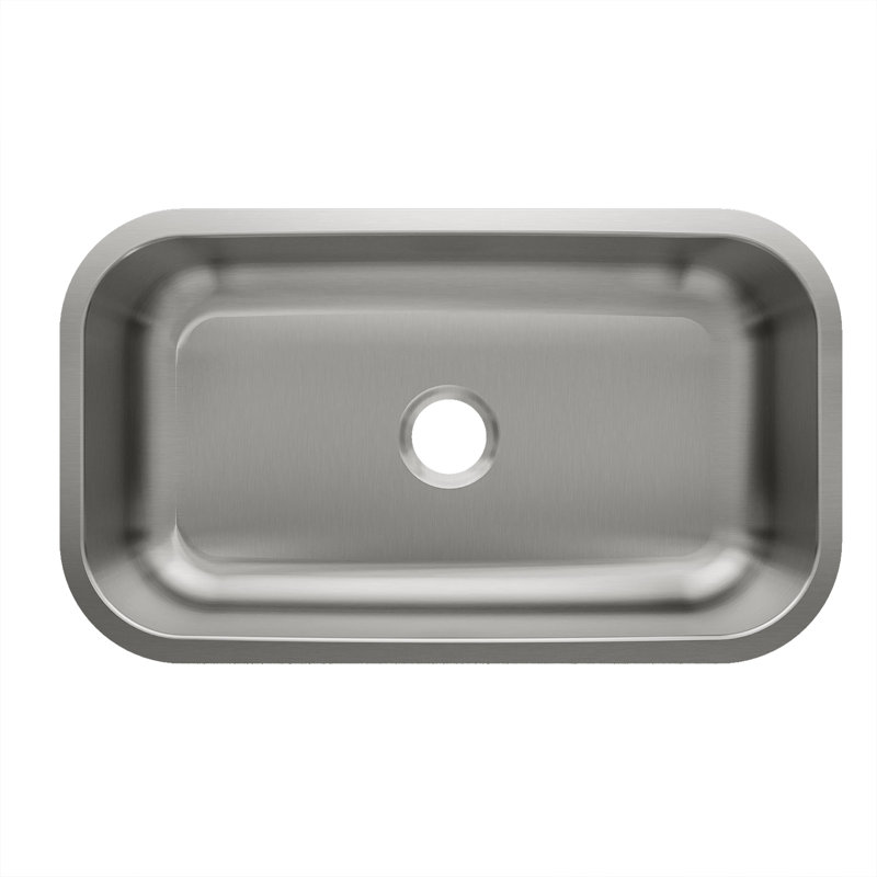 30.5'' Stainless Steel Single Bowl Drop-in Kitchen Sink