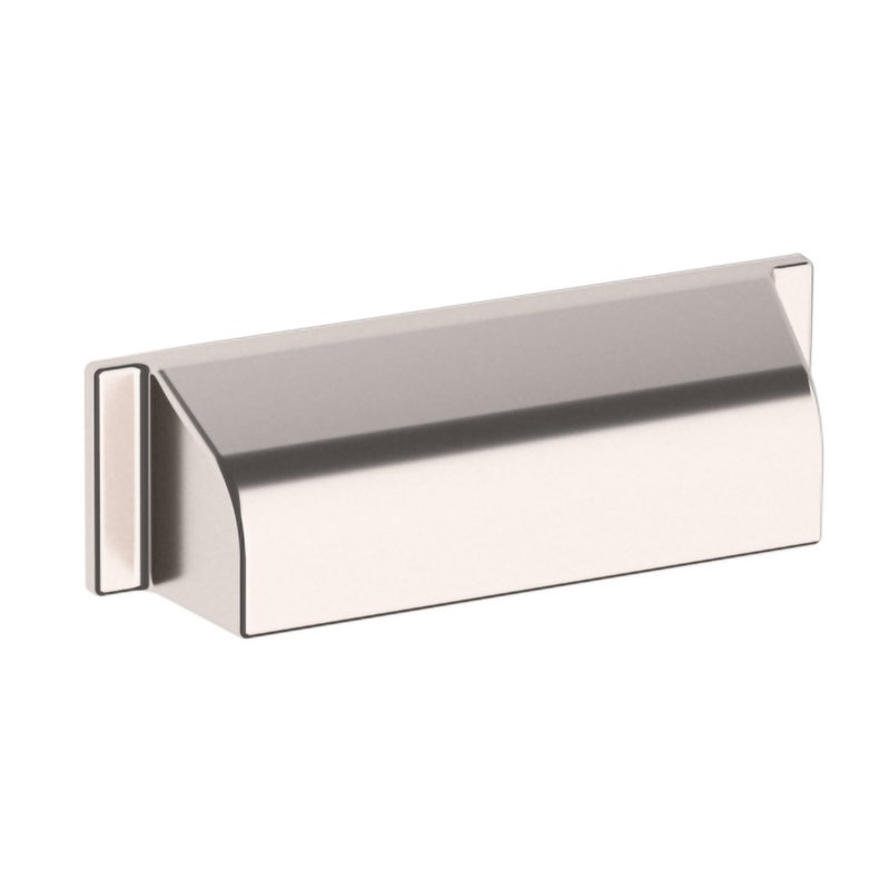 4421 Transitional Cup Pull, 4" CTC, Polished Nickel