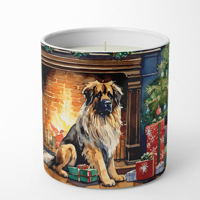 Christmas Tree Scented Tumbler Candle with Ceramic Holder