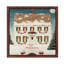 Merry Lil House Square - Merry Christmas by David Carter Brown - Print on Canvas-1998729483-1893394927
