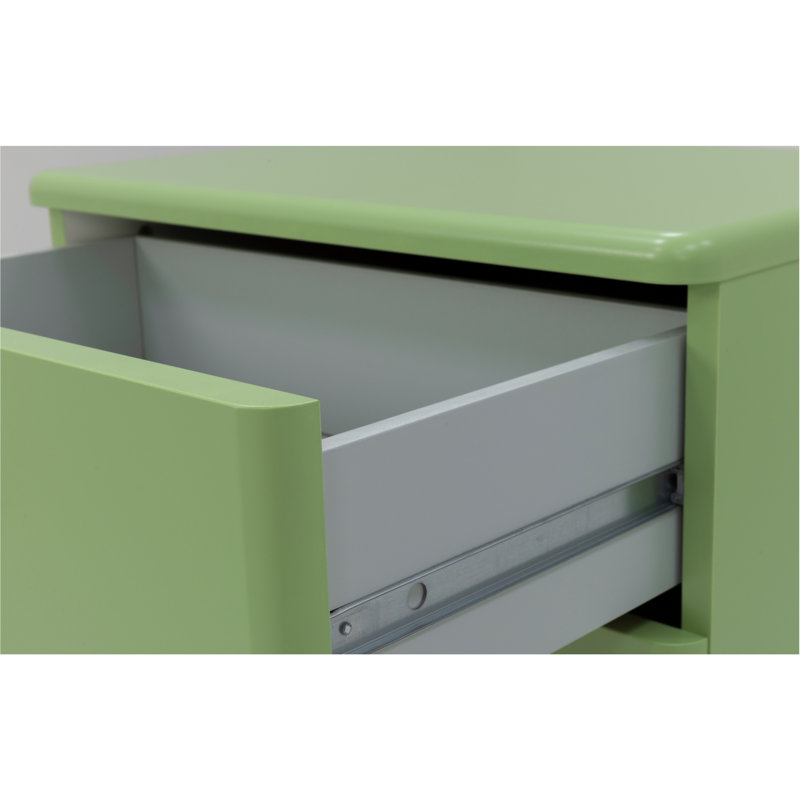 Commode 4 tiroirs Malibu, Vert