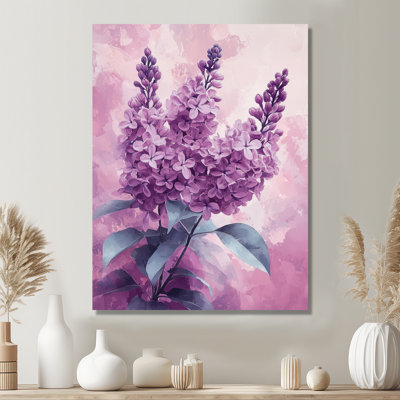 Kahmi - Lilacs Print On Metal