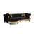 Dikshant 109" Wide Velvet Left Hand Facing Sofa Chaise-1520300720