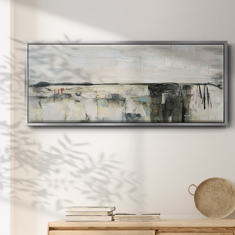 Valley View II- Framed Canvas, 20" H x 50" W