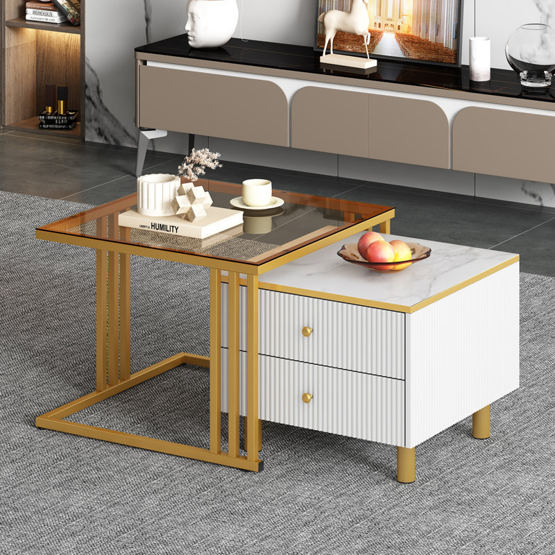 Azarria Coffee Table with Storage