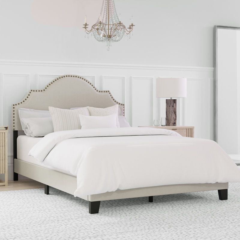Bolser Upholstered Bed, Cream, King