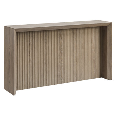 Adelma 56" Wide Rectangular Fluted Console Table