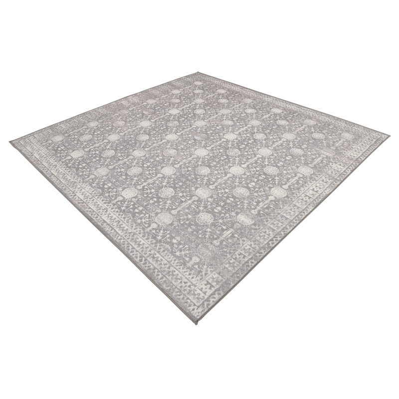 Baristo Chenille Indoor Rug, Square 7'6"