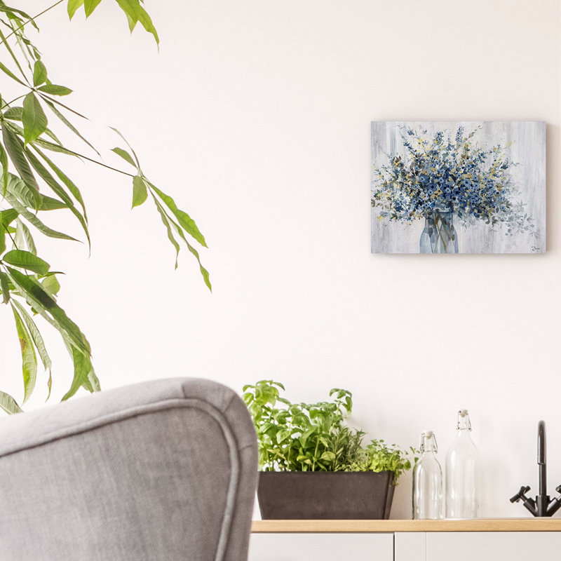 Peinture sur toile tendue, H 12 po x l 16 po x P 1,5 po