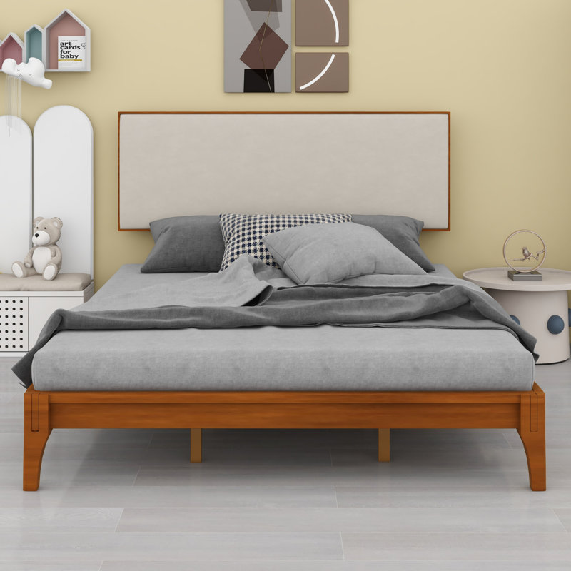 Platform Bed Featuring Headboard