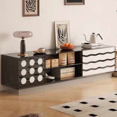 Individual design sense acrylic TV cabinet
